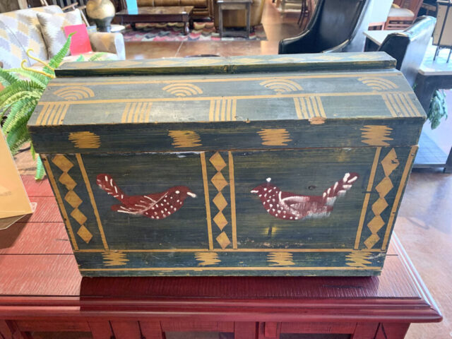 Rustic Painted Trunk