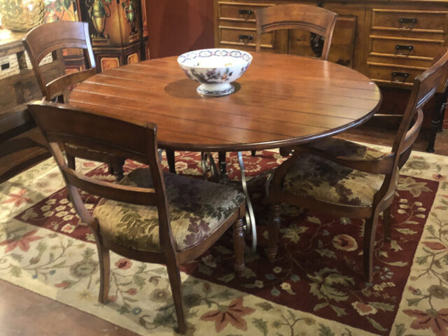 Harden Round Dining Table with 4 Chairs