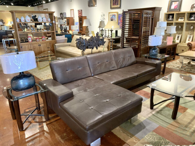 Schillig 2 Piece Brown Sectional