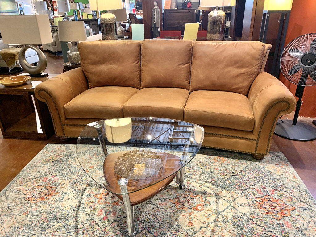 Omnia Leather Sofa In Tucson HomeStyle Galleries Furniture Store