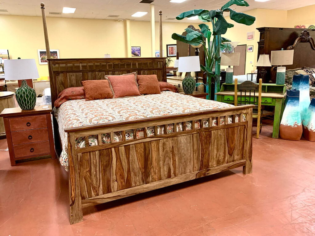 Kalispell EK Sheesham Bed In Tucson HomeStyle Galleries Furniture Store