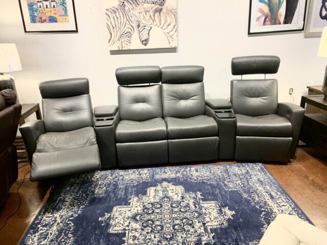 IMG Power Leather Sectional
