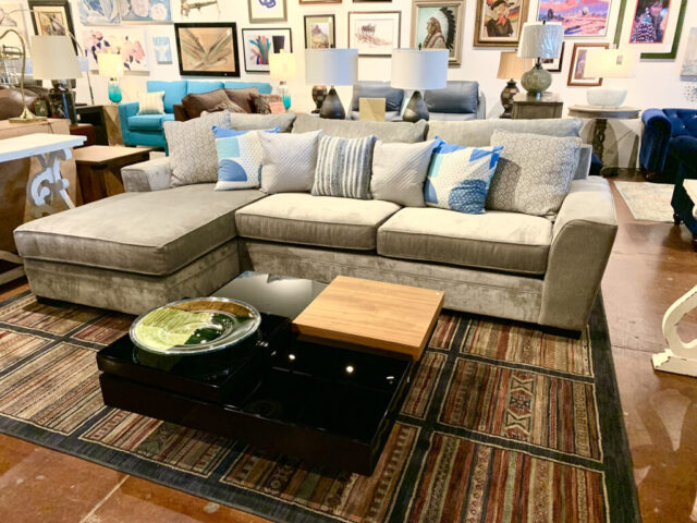 Living Spaces 2 Piece Sectional